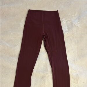 Lululemon maroon leggings